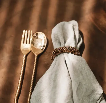 Flatware - The Palm Tree Salad Spoon - Gold - BAZAR BIZAR LIVING