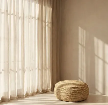 Poufs - Le Pouf Raphia Flores - Naturel - BAZAR BIZAR LIVING