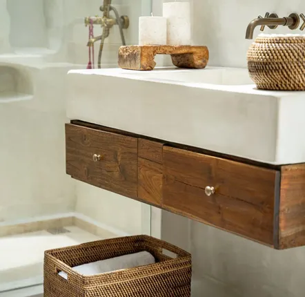 Baskets - The Colonial Magazine Basket - Natural Brown - M - BAZAR BIZAR LIVING