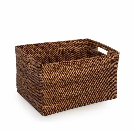 Baskets - The Colonial Magazine Basket - Natural Brown - XL - BAZAR BIZAR LIVING