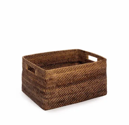 Baskets - The Colonial Magazine Basket - Natural Brown - L - BAZAR BIZAR LIVING