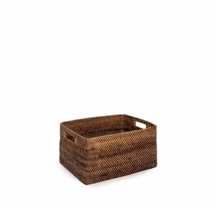 Baskets - The Colonial Magazine Basket - Natural Brown - S - BAZAR BIZAR LIVING