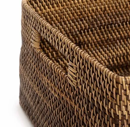 Baskets - The Colonial Magazine Basket - Natural Brown - S - BAZAR BIZAR LIVING
