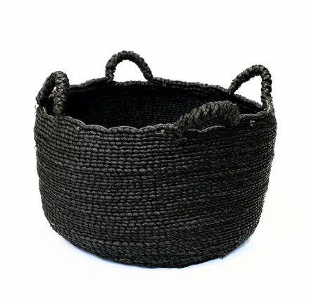 Baskets - Les Quatre Mains Baskets - Black - L - BAZAR BIZAR LIVING