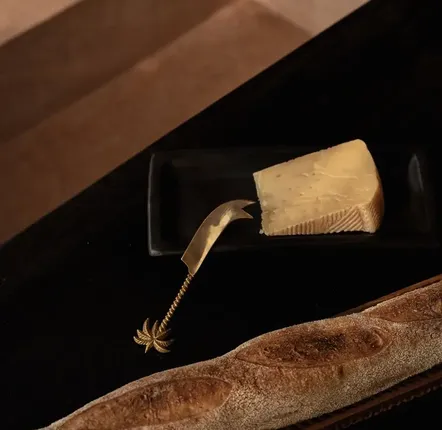 Knives - The Palm Tree Cheese Knife - Gold - BAZAR BIZAR LIVING