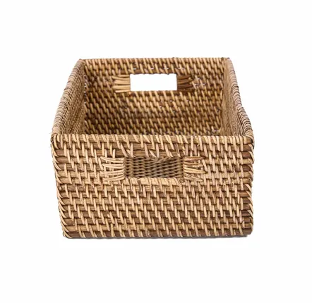 Caskets and boxes - The Rattan Storage Keeper - Natural Brown - BAZAR BIZAR LIVING