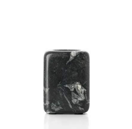 Bathroom storage - The Marble Tooth Brush Holder - Marine Black - BAZAR BIZAR LIVING