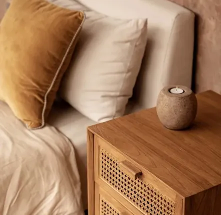 Tables de nuit - La Table De Nuit Harmony – Naturel - BAZAR BIZAR LIVING
