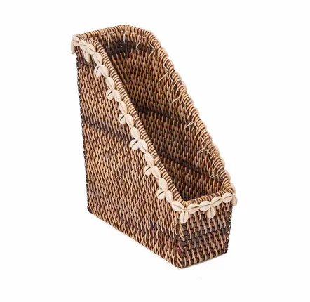 Range-tout - L’Organiseur Shell Edge - Marron Naturel - BAZAR BIZAR LIVING
