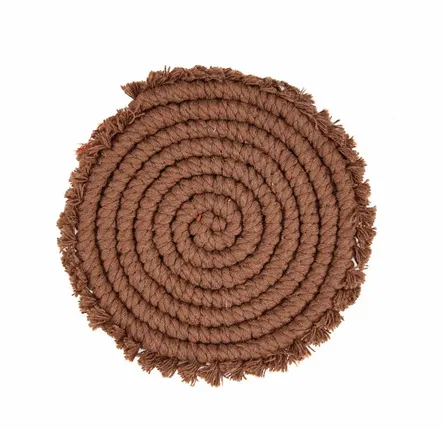 Placemats - The Cotton Coaster - Dark Walnut - BAZAR BIZAR LIVING