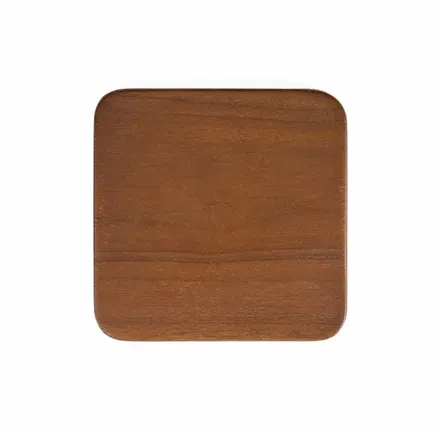 Placemats - The Material Coaster - Smooth Dark Brown - BAZAR BIZAR LIVING
