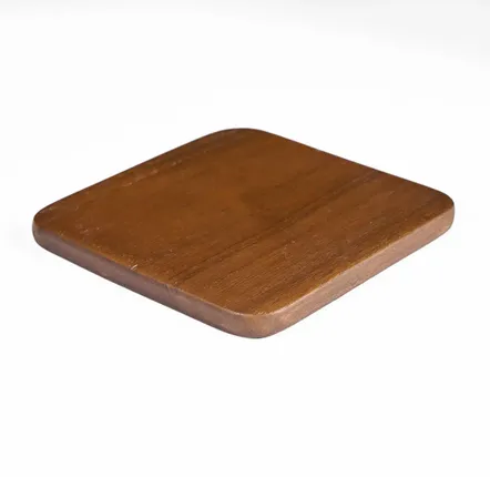 Placemats - The Material Coaster - Smooth Dark Brown - BAZAR BIZAR LIVING