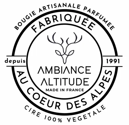 Customizable objects - Scented Natural Candle SMELLS LIKE FIR! - AMBIANCE ALTITUDE