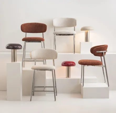 Tabourets - Tabouret de bar Curve - AMADEUS