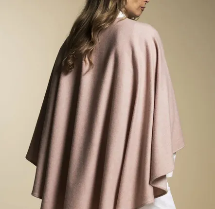 Homewear - CAPE HERA SHERPA ROSE - BRUN DE VIAN-TIRAN