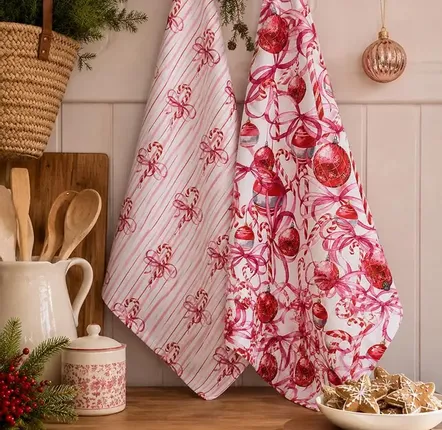 Torchons - Lot de 2 torchons Peppermint – Michel Design Works - MAISON ROYAL GARDEN