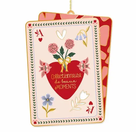 Stationery - Metal bookmark Happiness is shared — Hirondelles & Cie - HIRONDELLES &CIE