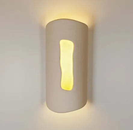 Table lamps - Wall Light I Yellow - LB CERAMIQUES