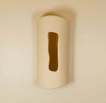 Table lamps - Wall Light I Yellow - LB CERAMIQUES
