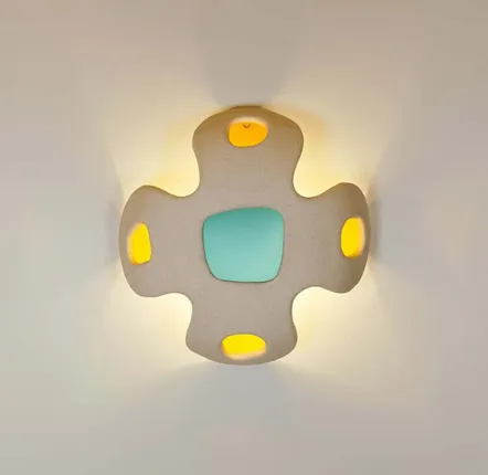 Wall lamps - Wall light + Two-tone - LB CERAMIQUES