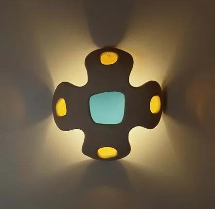 Wall lamps - Wall light + Two-tone - LB CERAMIQUES