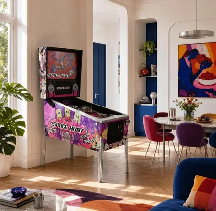 Office design and planning - Space Hunt Pinball Machine - HEXA PINBALL - FABRICANT DE FLIPPER