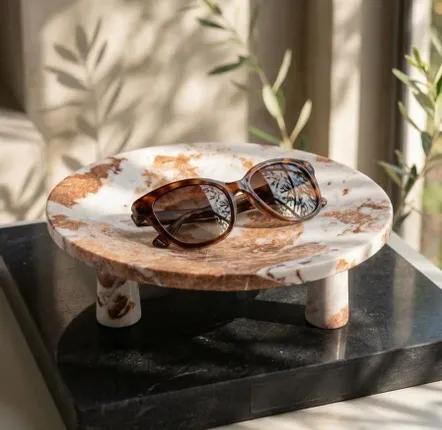 Plateaux - Plateau en marbre rose - SAGIT
