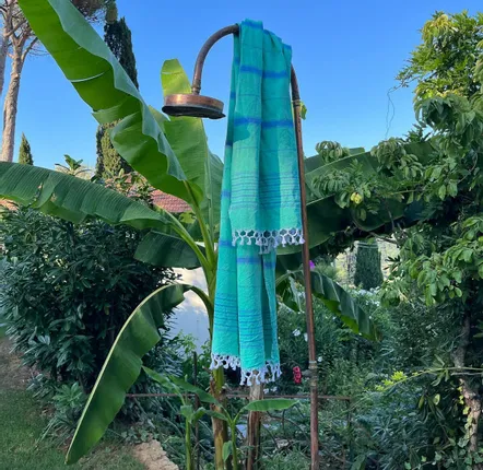 Other bath linens - hammam towel jade green/ocean blue 170x100cm - OTTOMANIA