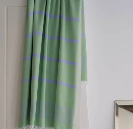 Other bath linens - hammam towel pistachio/lavender 170x100cm - OTTOMANIA