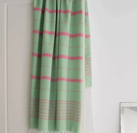 Other bath linens - hammam towel pistachio/tulip 170x100cm - OTTOMANIA