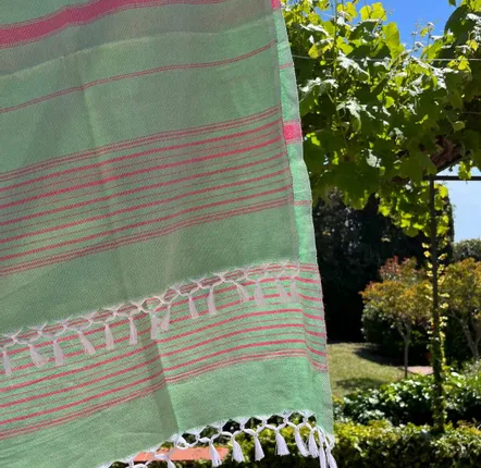 Other bath linens - hammam towel pistachio/tulip 170x100cm - OTTOMANIA