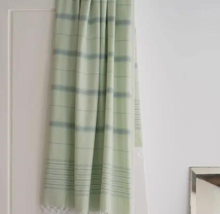 Other bath linens - hammam towel light green/grey-green 170x100cm - OTTOMANIA