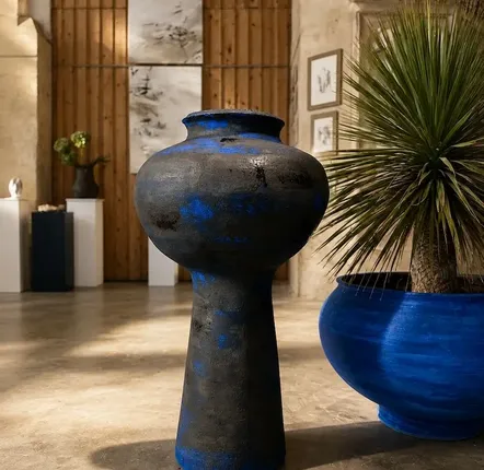 Ornaments - SCULPTURAL CERAMIC CANDELABRA - CERAMIC FACTORY
