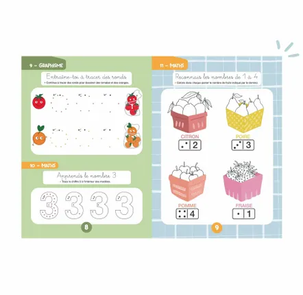 Children's games - Activity kit 3-4 years old or 5-6 years old - CHOUETTE