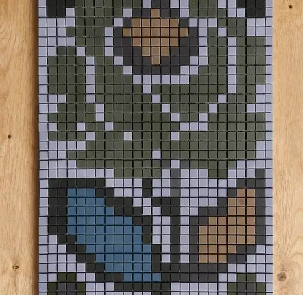 Mosaics - Modular Mosaic Decor - Broderie Collection - FRAGMENT - STUDIO DE MOSAÏQUE