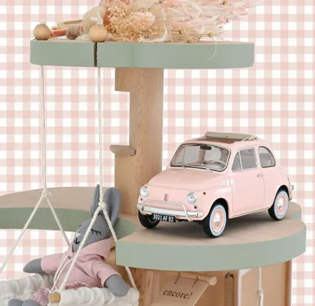 Gifts - Fiat 500 L 1968 Pink birth gift 1/18 - NOREV