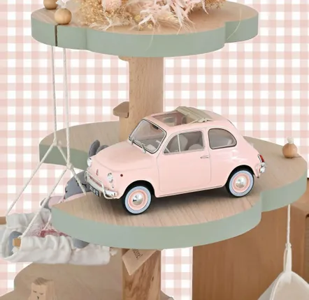 Gifts - Fiat 500 L 1968 Pink birth gift 1/18 - NOREV
