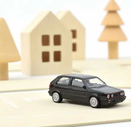 Toys - Toy car VW Golf GTI G60 1990 Black Jet-car 1/43 - NOREV