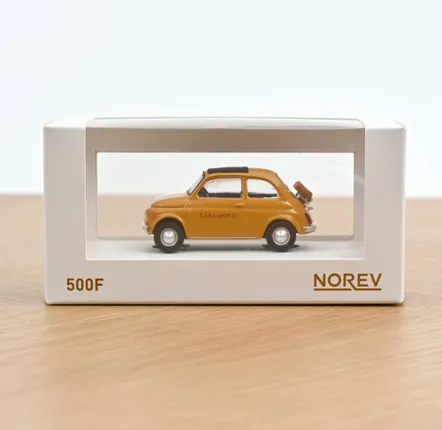 Toys - Toy car Fiat 500 F 1965 Jet-car 1/43 Norev x Casa Monti - NOREV