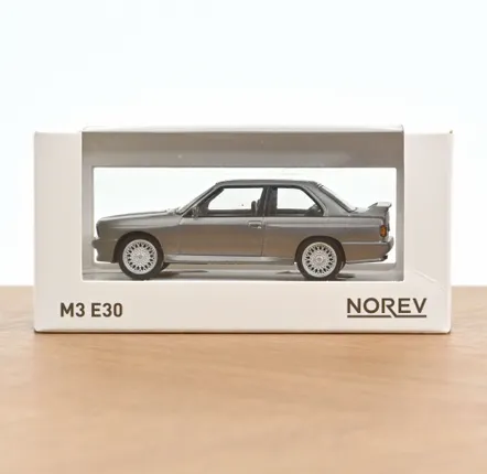 Toys - Toy car BMW M3 E30 1986 Silver Jet-car 1/43 - NOREV