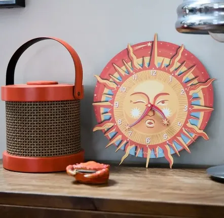 Horloges - Horloge temps Jo Lemon - LES RITOURNAILES