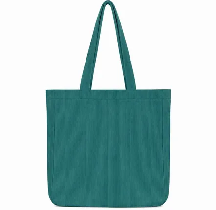 Sacs et cabas - Sac réutilisable en velours - Vert Canard (41,5x10x 9cm) - MOONPACK