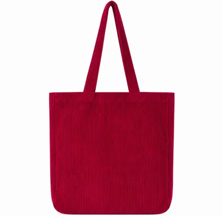 Sacs et cabas - Sac réutilisable en velours - Bordeaux  (41,5x10x 9cm) - MOONPACK