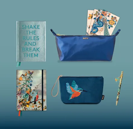 Stationery - Delft Blue Cards with Flowers & Birds, Rijksmuseum - BIEN MOVES