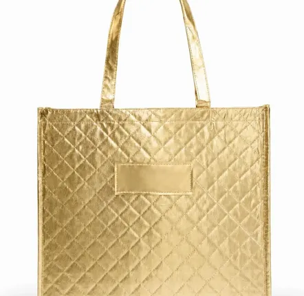 Sacs et cabas - Sac réutilisable en PP non tissé - "Oslo" Gold (41x12x35cm) - MOONPACK