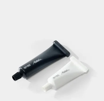 Accessoires de voyage - Refillable Toothpaste Tubes - Pack x2 22/35ml Black and White - MATADOR