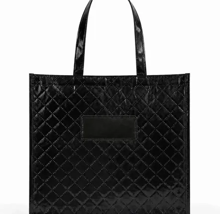 Sacs et cabas - Sac réutilisable en PP non tissé - "Oslo" Noir (41x12x35cm) - MOONPACK