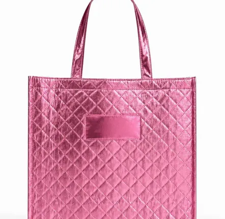 Sacs et cabas - Sac réutilisable en PP non tissé - "Oslo" Rose Gold (41x12x35cm) - MOONPACK