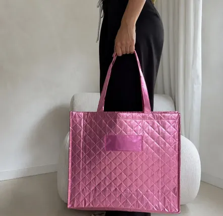 Sacs et cabas - Sac réutilisable en PP non tissé - "Oslo" Rose Gold (41x12x35cm) - MOONPACK