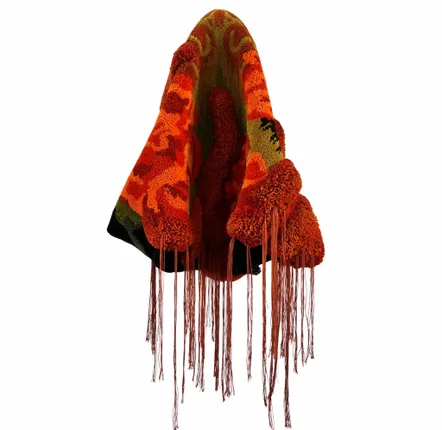 Tapis contemporains - Sculpture murale textile – Pièce unique – Vernaculario III. - ATELIER SAGRADO